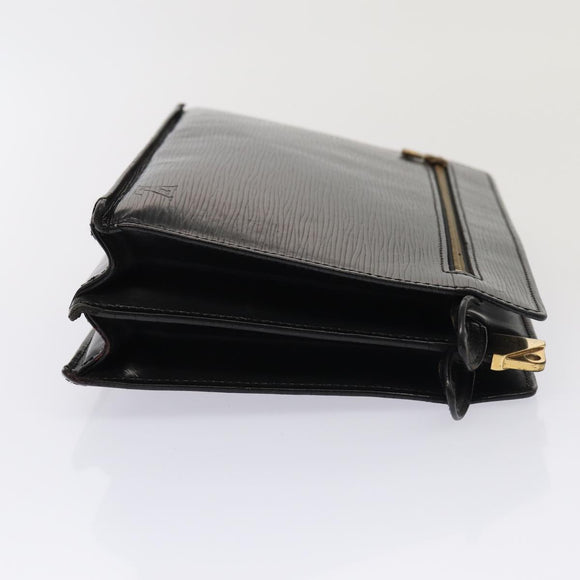 LOUIS VUITTON Epi Angian Shoulder Bag 2way Black M52112 LV Auth 83584