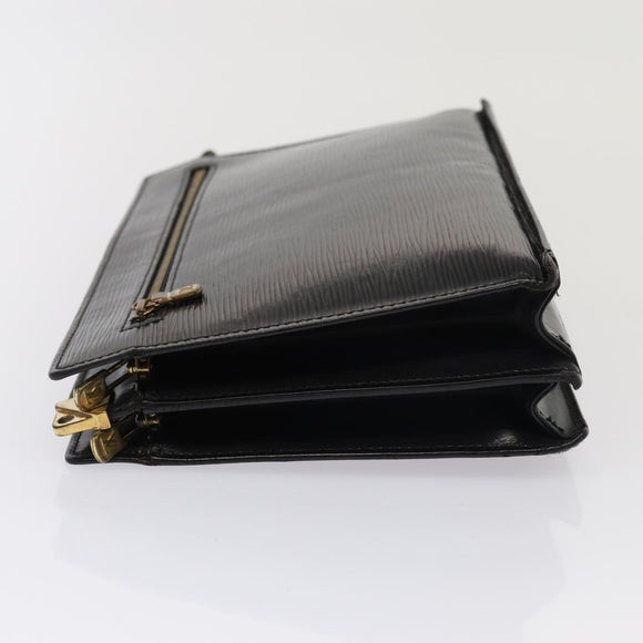 LOUIS VUITTON Epi Angian Shoulder Bag 2way Black M52112 LV Auth 83584