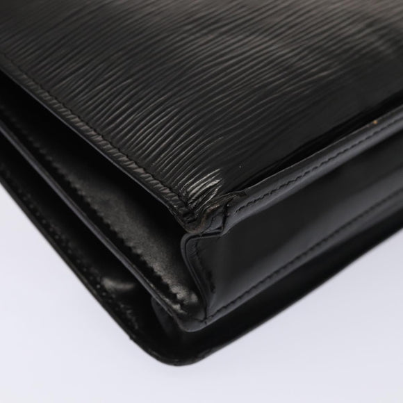 LOUIS VUITTON Epi Angian Shoulder Bag 2way Black M52112 LV Auth 83584