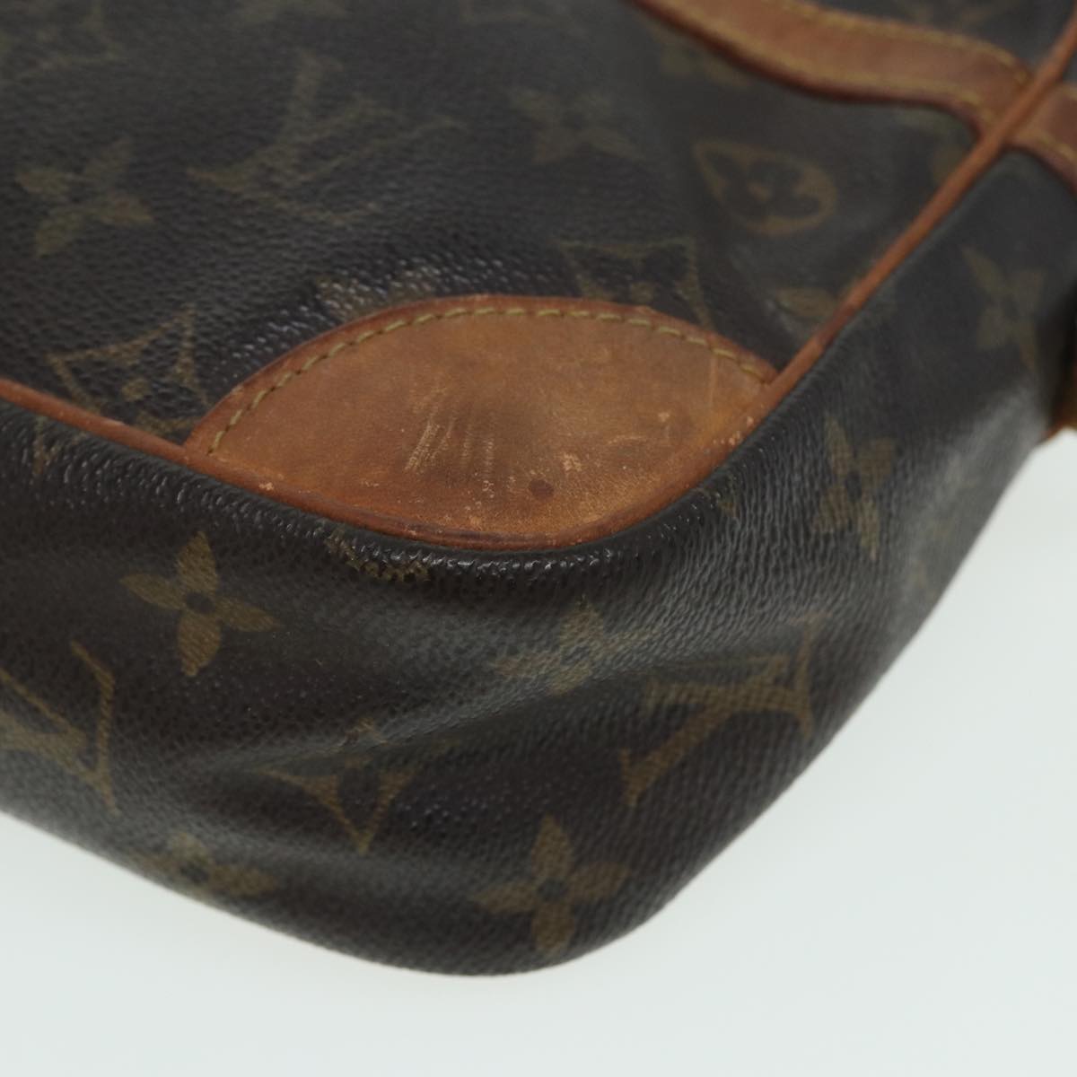 LOUIS VUITTON Monogram Compiegne 28 Clutch Bag M51845 LV Auth 83591