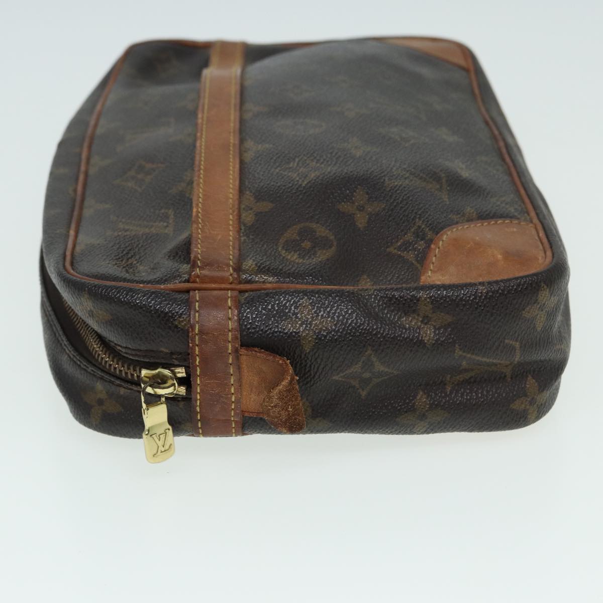 LOUIS VUITTON Monogram Compiegne 28 Clutch Bag M51845 LV Auth 83591