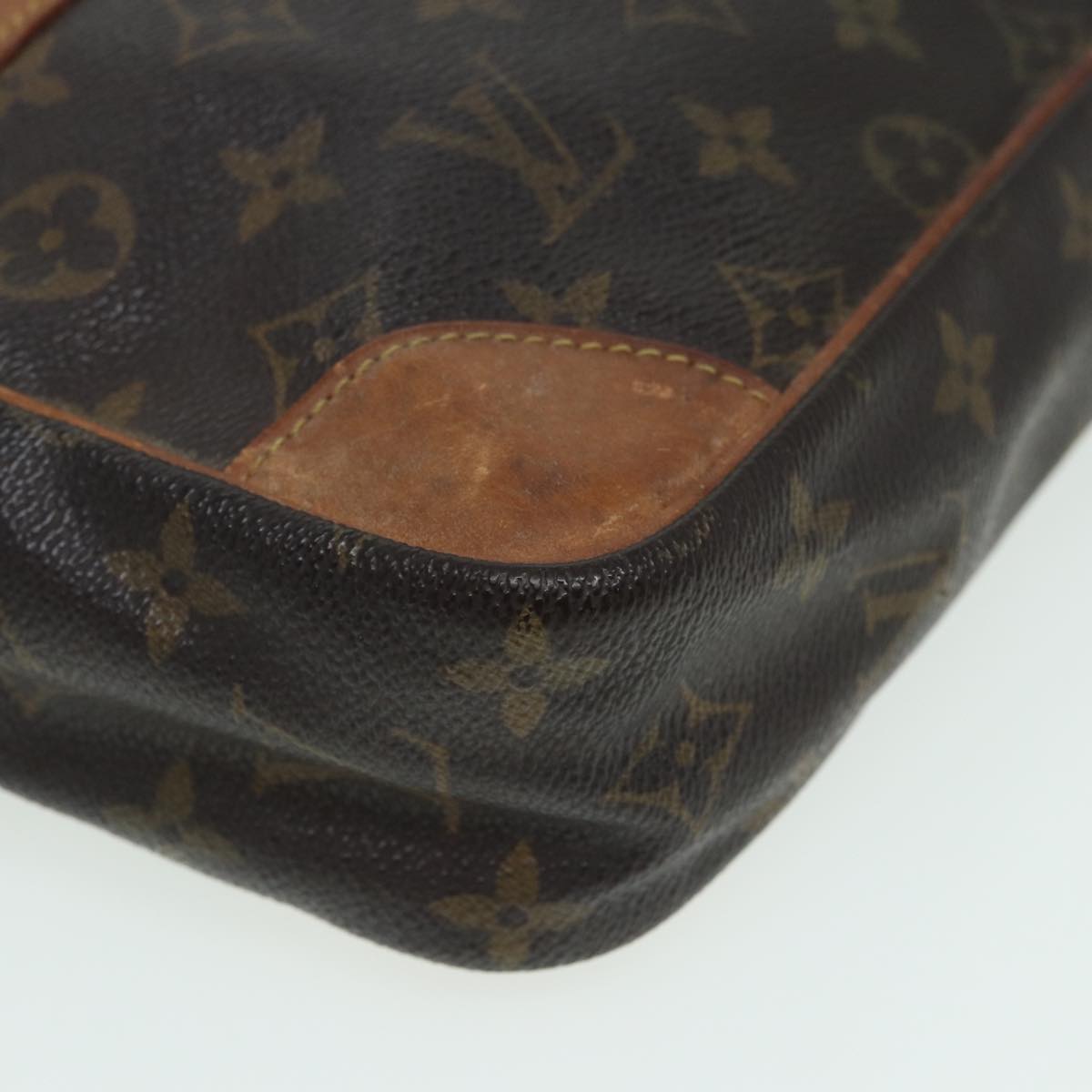 LOUIS VUITTON Monogram Compiegne 28 Clutch Bag M51845 LV Auth 83591