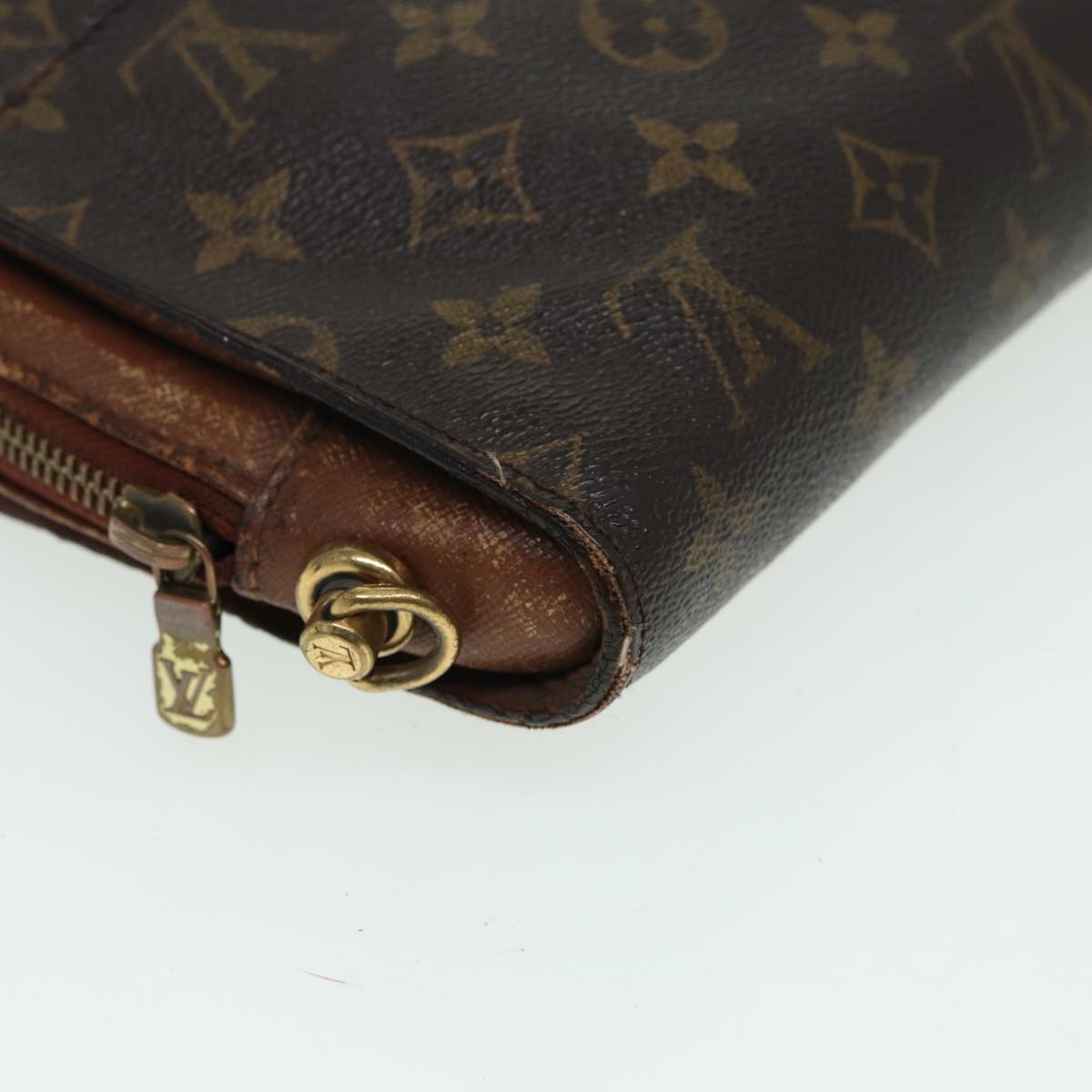 LOUIS VUITTON Monogram Orsay Clutch Bag M51790 LV Auth 83596