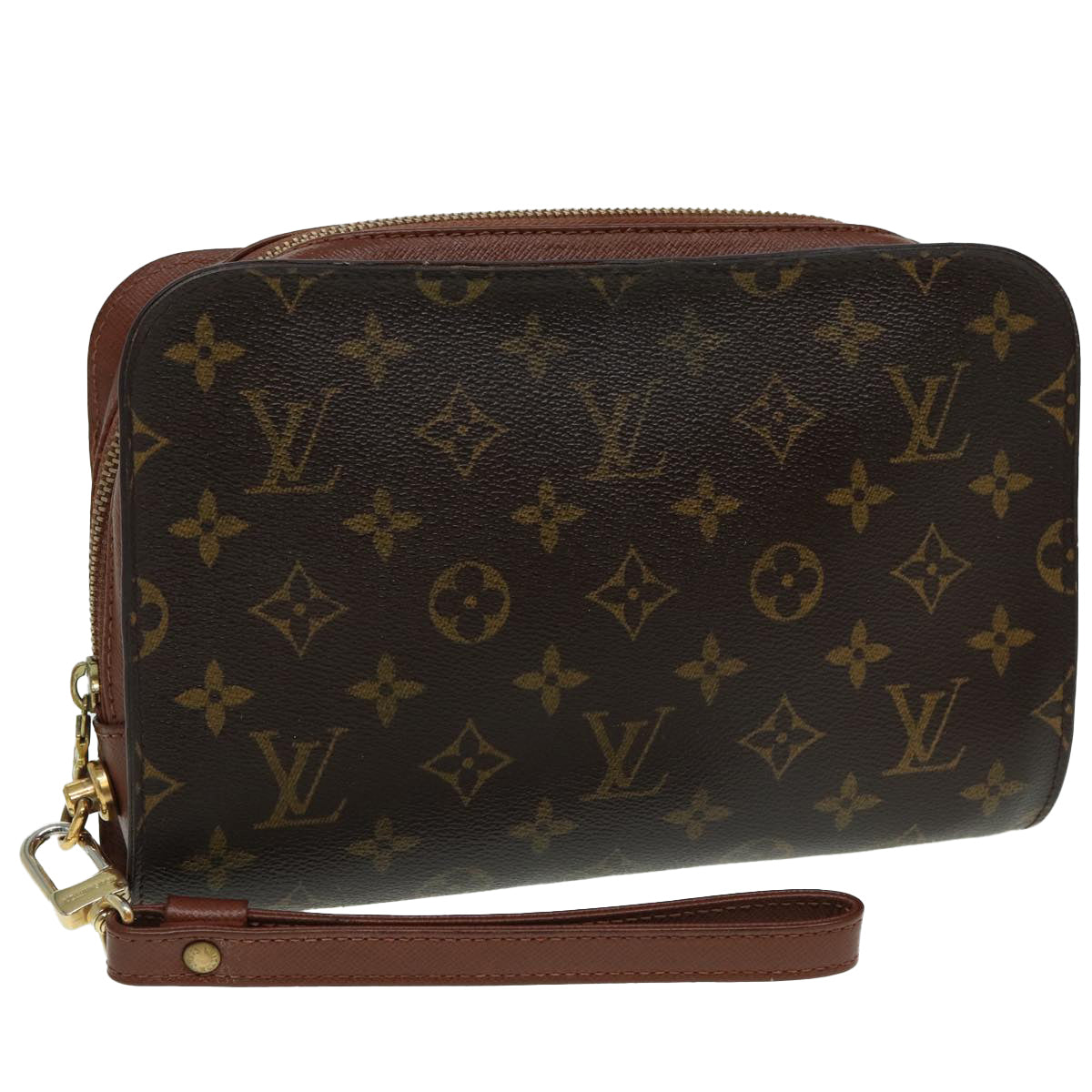 LOUIS VUITTON Monogram Orsay Clutch Bag M51790 LV Auth 83597