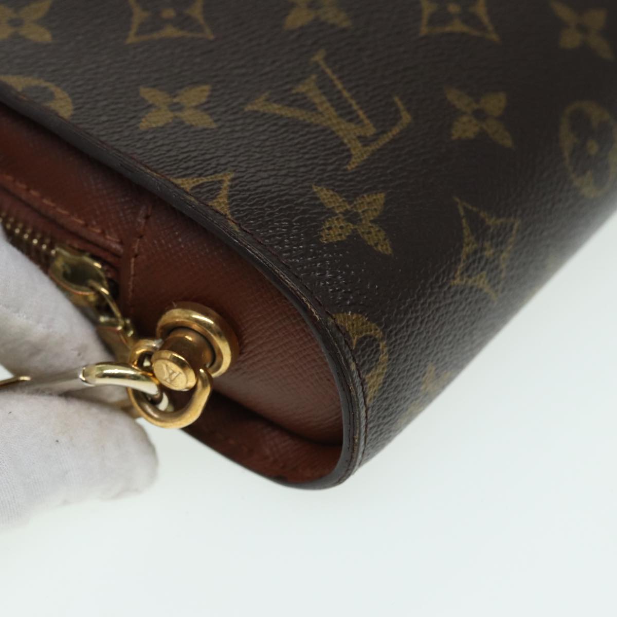 LOUIS VUITTON Monogram Orsay Clutch Bag M51790 LV Auth 83597