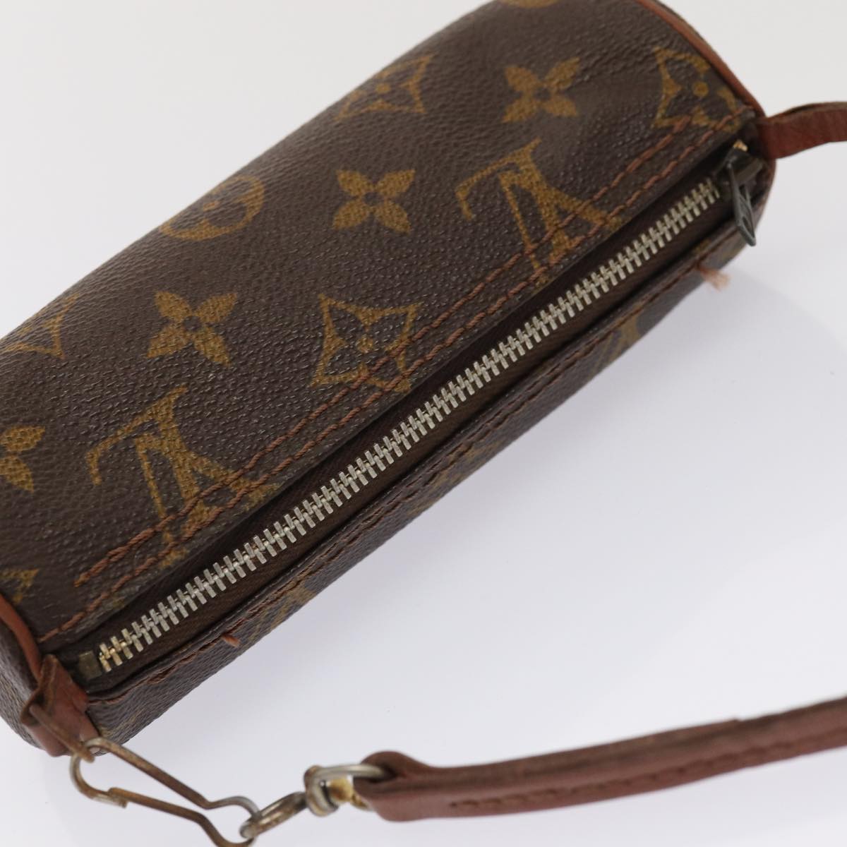 LOUIS VUITTON Monogram Papillon Pouch Pouch LV Auth 83602