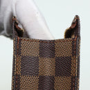 LOUIS VUITTON Damier Ebene Poche Toilette 26 Pouch N47543 LV Auth 83604-9