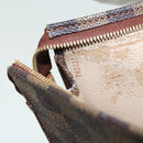 LOUIS VUITTON Damier Ebene Poche Toilette 26 Pouch N47543 LV Auth 83604-12