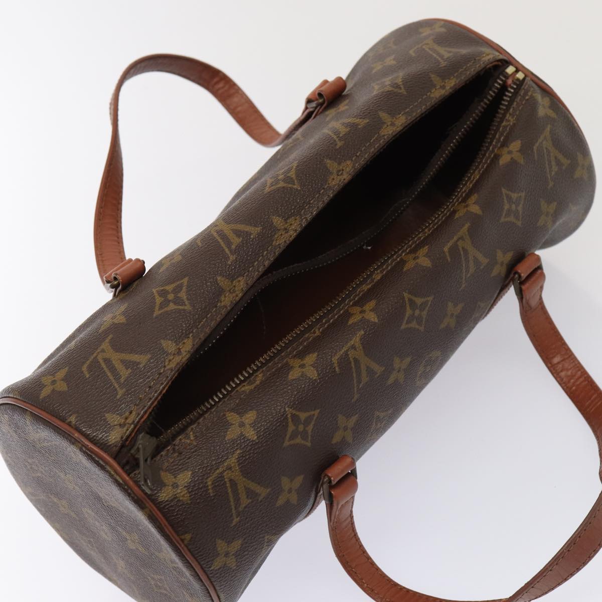 LOUIS VUITTON Monogram Papillon 30 Hand Bag M51385 LV Auth 83612