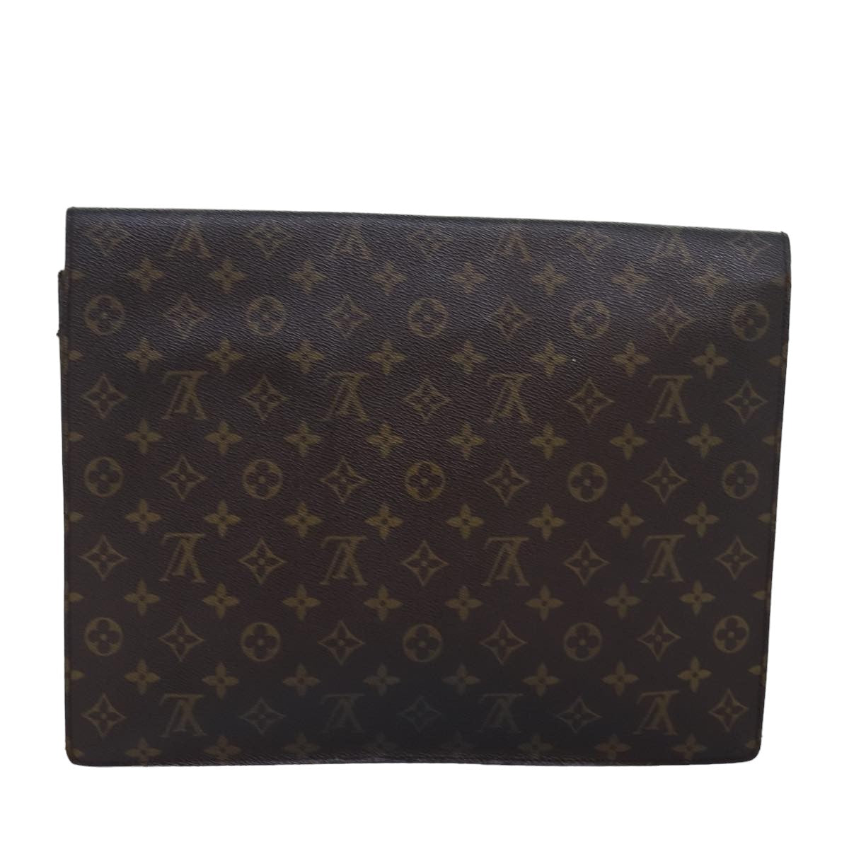 LOUIS VUITTON Monogram Porte Documents Senatur Briefcase M53335 LV Auth 83633