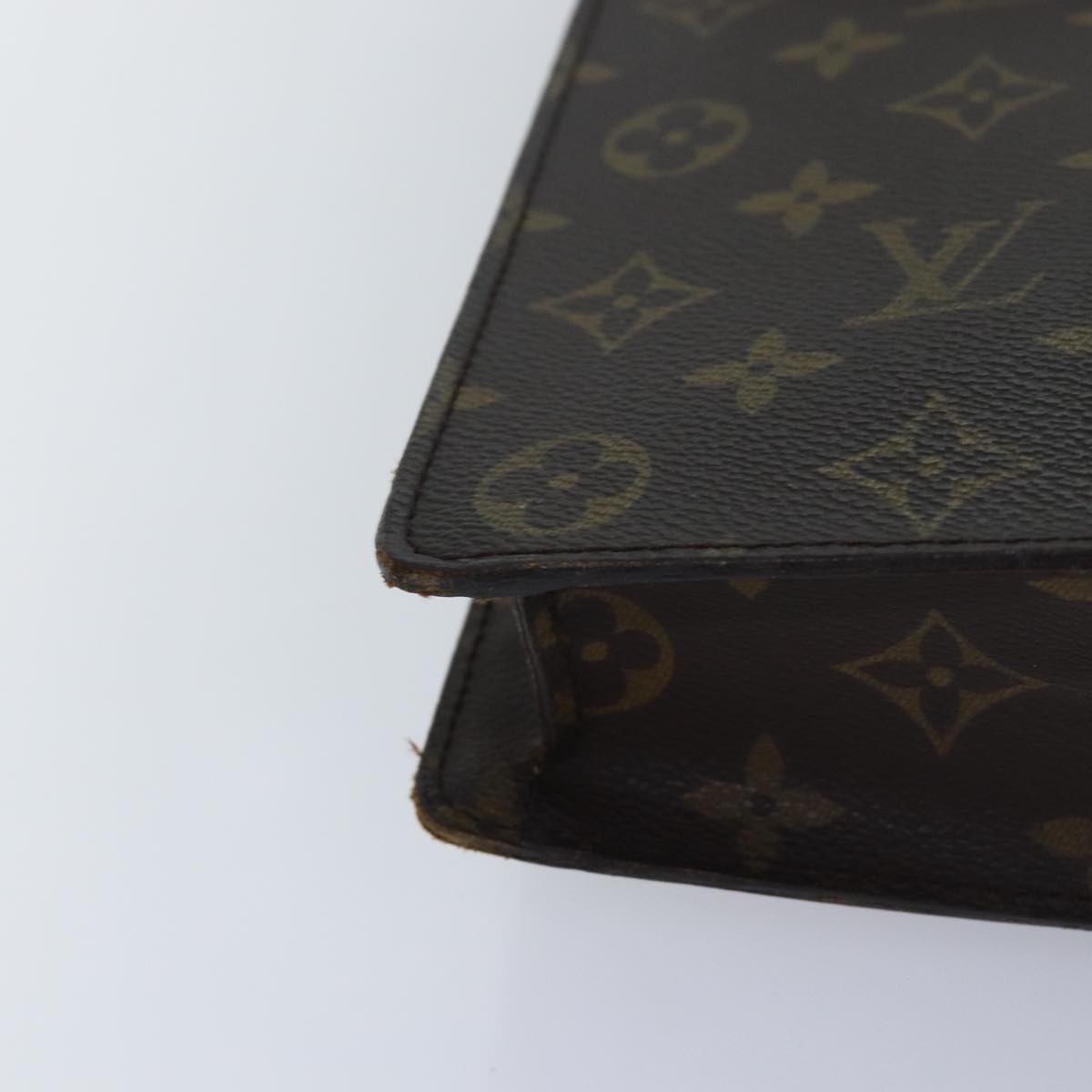 LOUIS VUITTON Monogram Porte Documents Senatur Briefcase M53335 LV Auth 83633