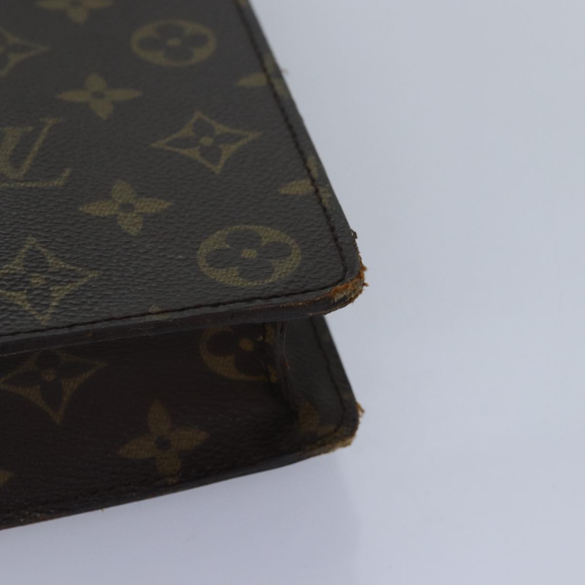 LOUIS VUITTON Monogram Porte Documents Senatur Briefcase M53335 LV Auth 83633