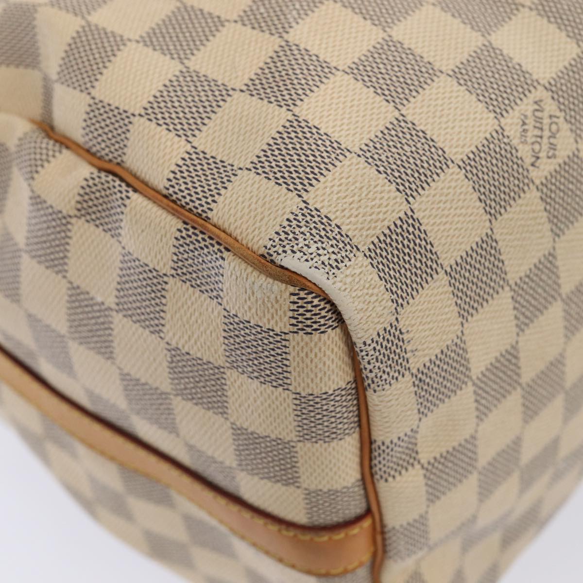 LOUIS VUITTON Damier Azur Speedy Bandouliere 30 Hand Bag 2way N41052 Auth 83635