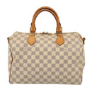 LOUIS VUITTON Damier Azur Speedy Bandouliere 30 Hand Bag 2way N41052 Auth 83635-13