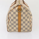 LOUIS VUITTON Damier Azur Speedy Bandouliere 30 Hand Bag 2way N41052 Auth 83635-3