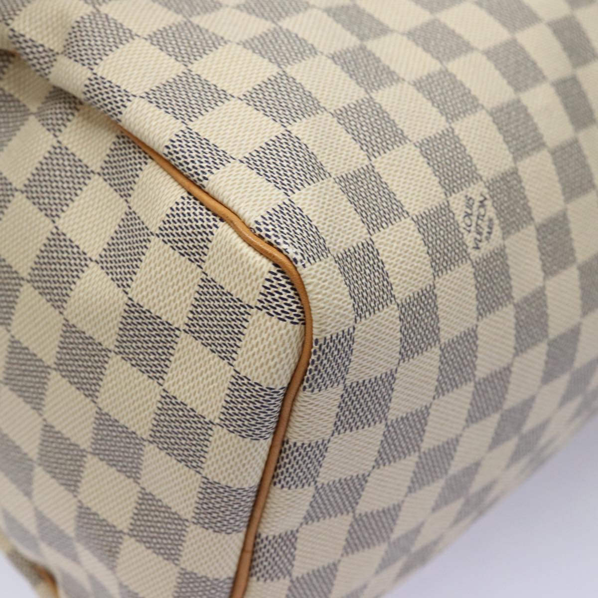 LOUIS VUITTON Damier Azur Speedy 30 Hand Bag N41533 LV Auth 83636A