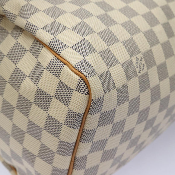 LOUIS VUITTON Damier Azur Speedy 30 Hand Bag N41533 LV Auth 83636AV