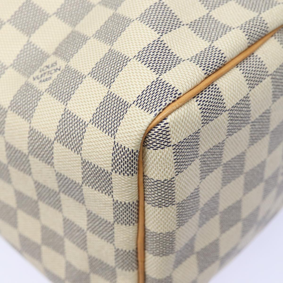 LOUIS VUITTON Damier Azur Speedy 30 Hand Bag N41533 LV Auth 83636A