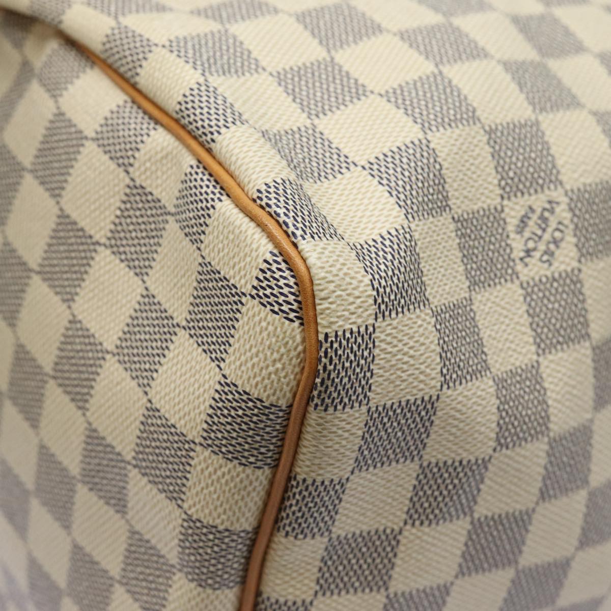 LOUIS VUITTON Damier Azur Speedy 30 Hand Bag N41533 LV Auth 83636A