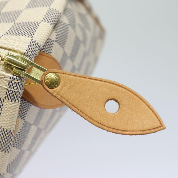 LOUIS VUITTON Damier Azur Speedy 30 Hand Bag N41533 LV Auth 83636AV