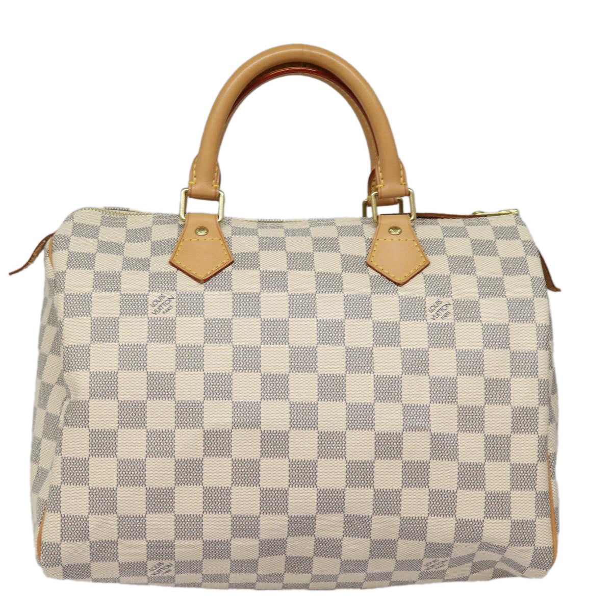 LOUIS VUITTON Damier Azur Speedy 30 Hand Bag N41533 LV Auth 83636A