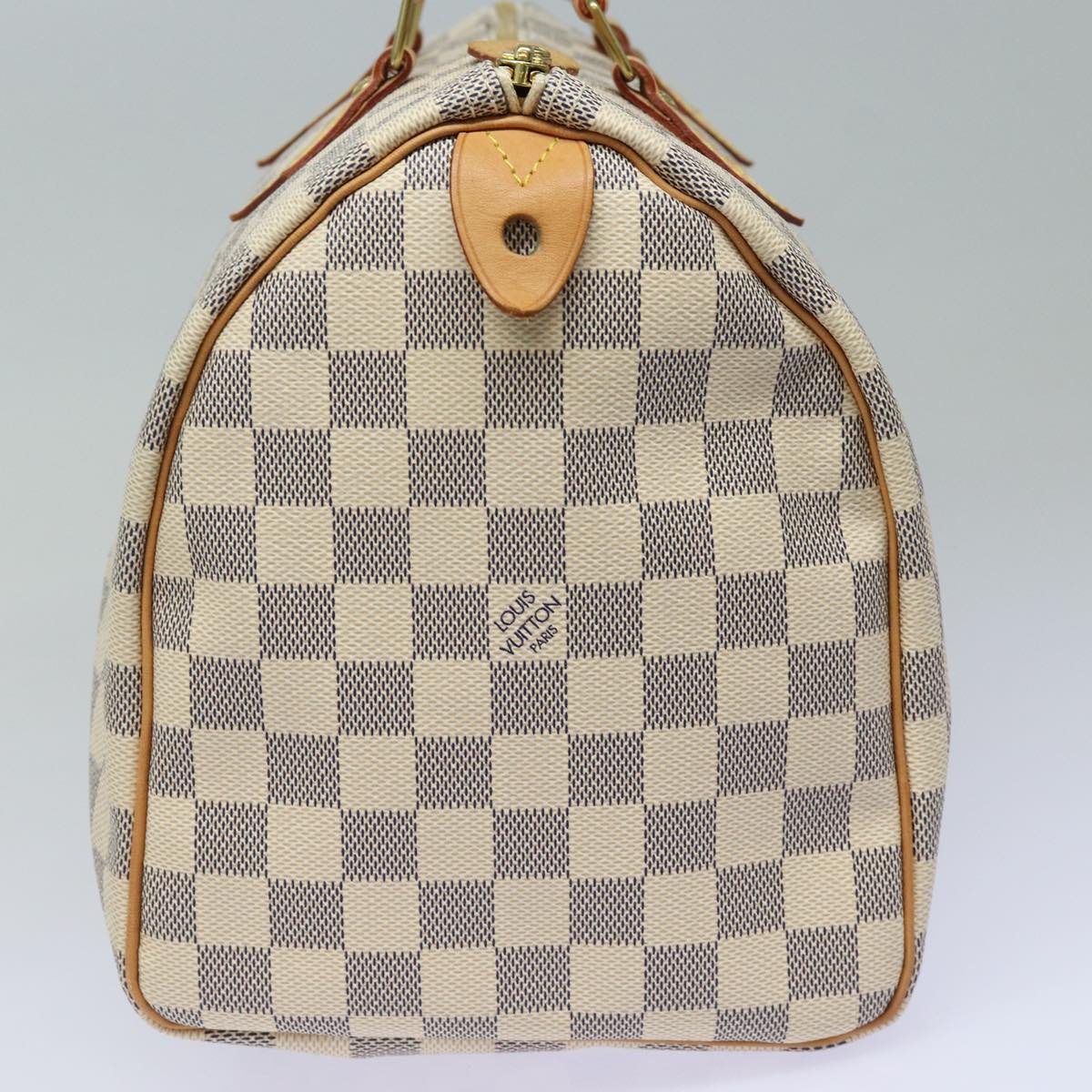 LOUIS VUITTON Damier Azur Speedy 30 Hand Bag N41533 LV Auth 83636A