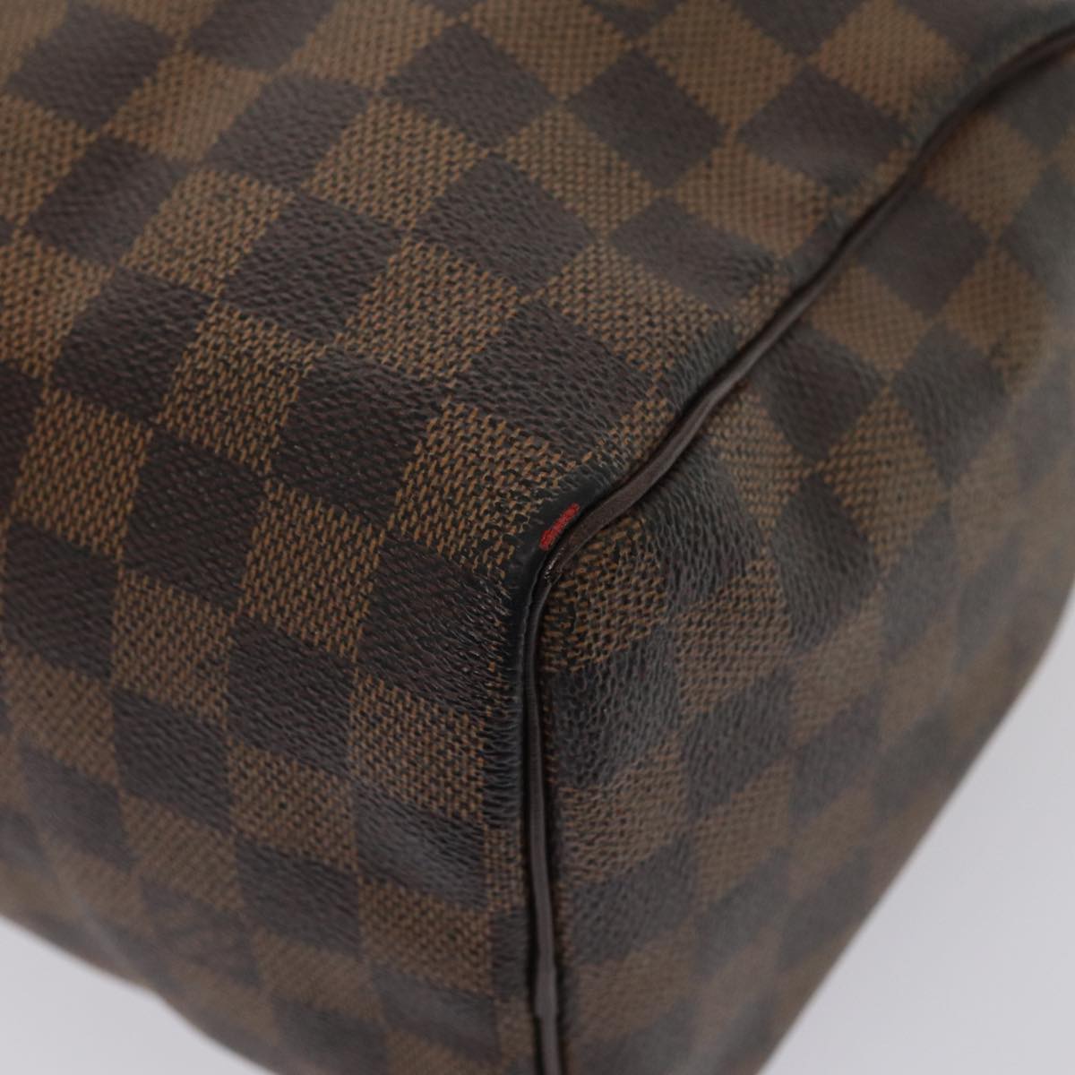 LOUIS VUITTON Damier Ebene Speedy 25 Hand Bag N41532 LV Auth 83642