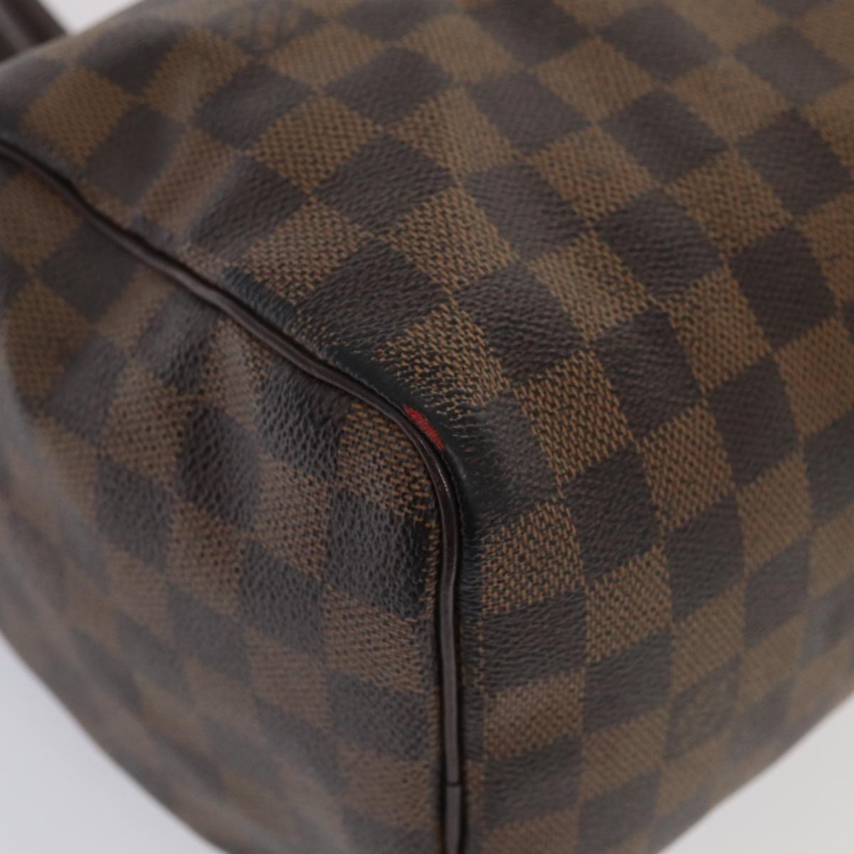 LOUIS VUITTON Damier Ebene Speedy 25 Hand Bag N41532 LV Auth 83642