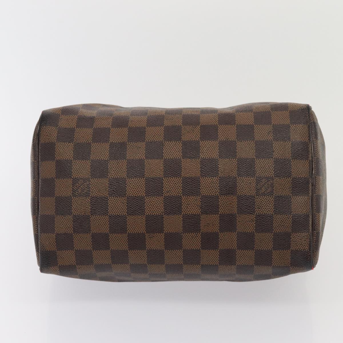 LOUIS VUITTON Damier Ebene Speedy 25 Hand Bag N41532 LV Auth 83642