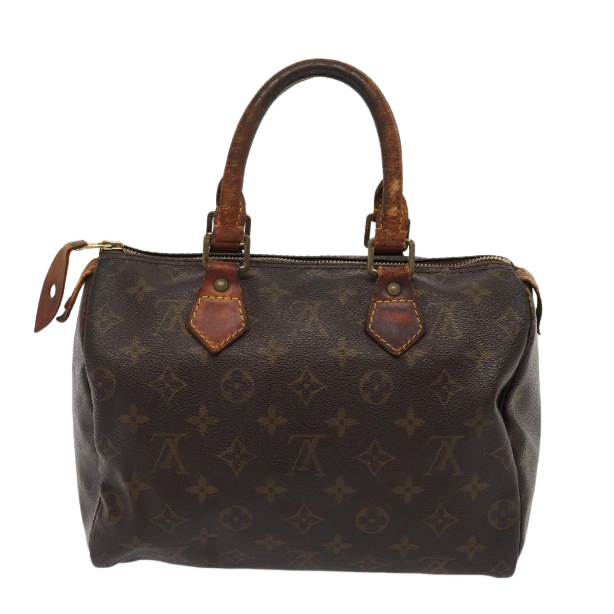 LOUIS VUITTON Monogram Speedy 25 Hand Bag M41528 LV Auth 83643