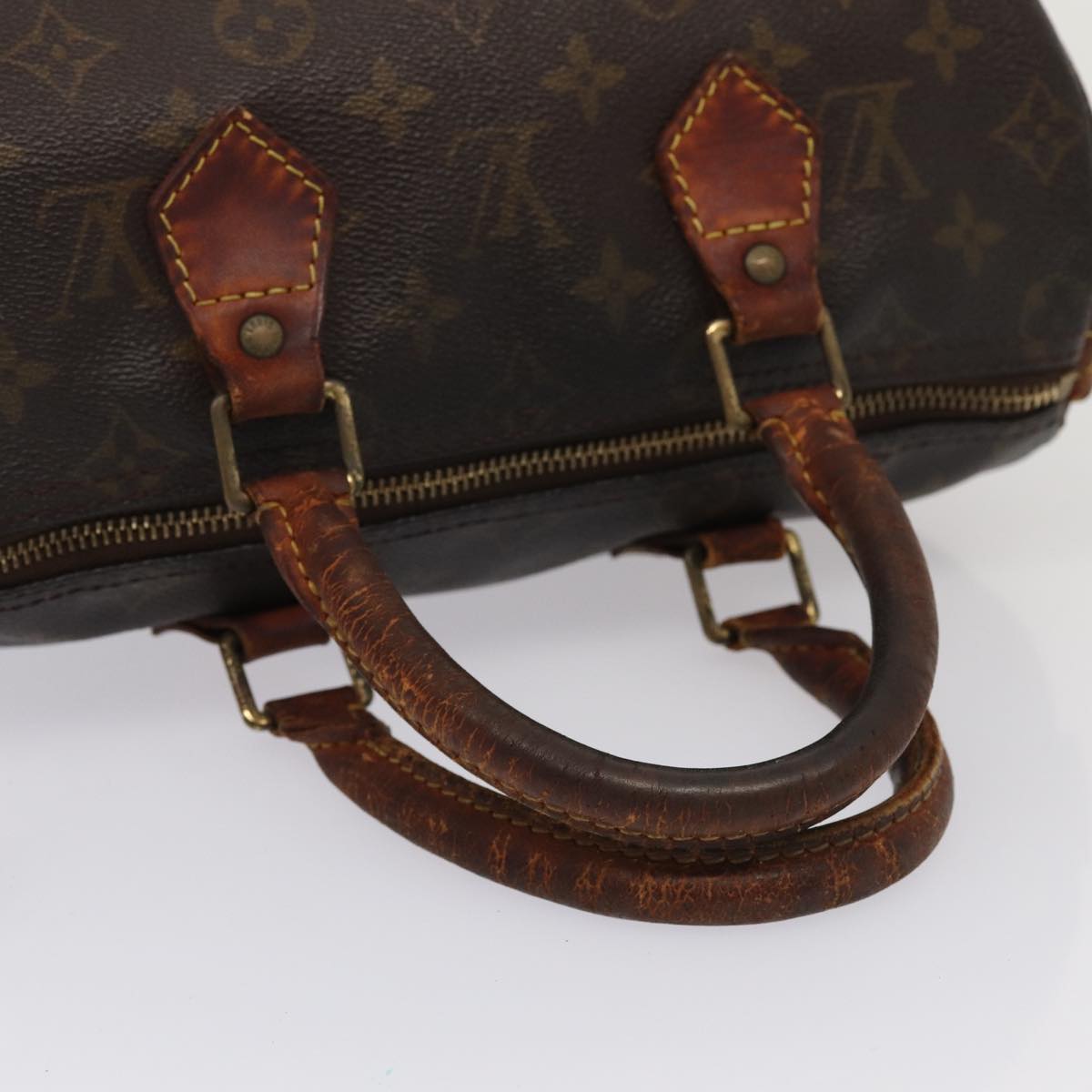 LOUIS VUITTON Monogram Speedy 25 Hand Bag M41528 LV Auth 83643