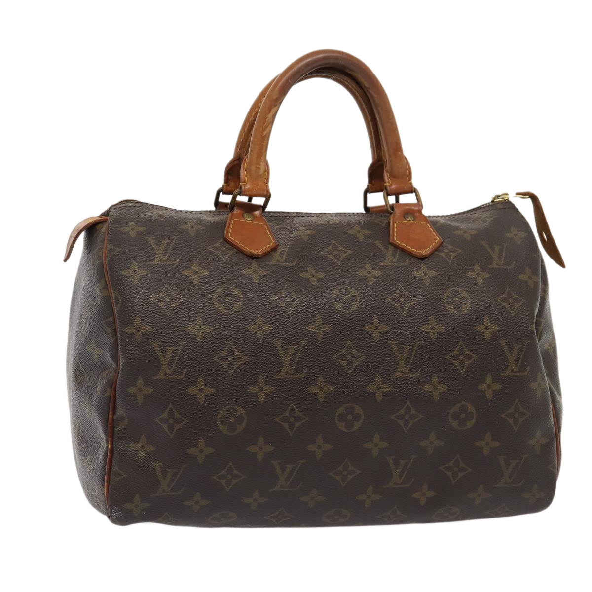 LOUIS VUITTON Monogram Speedy 30 Hand Bag M41526 LV Auth 83645