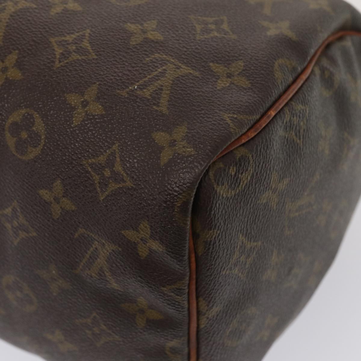 LOUIS VUITTON Monogram Speedy 30 Hand Bag M41526 LV Auth 83645