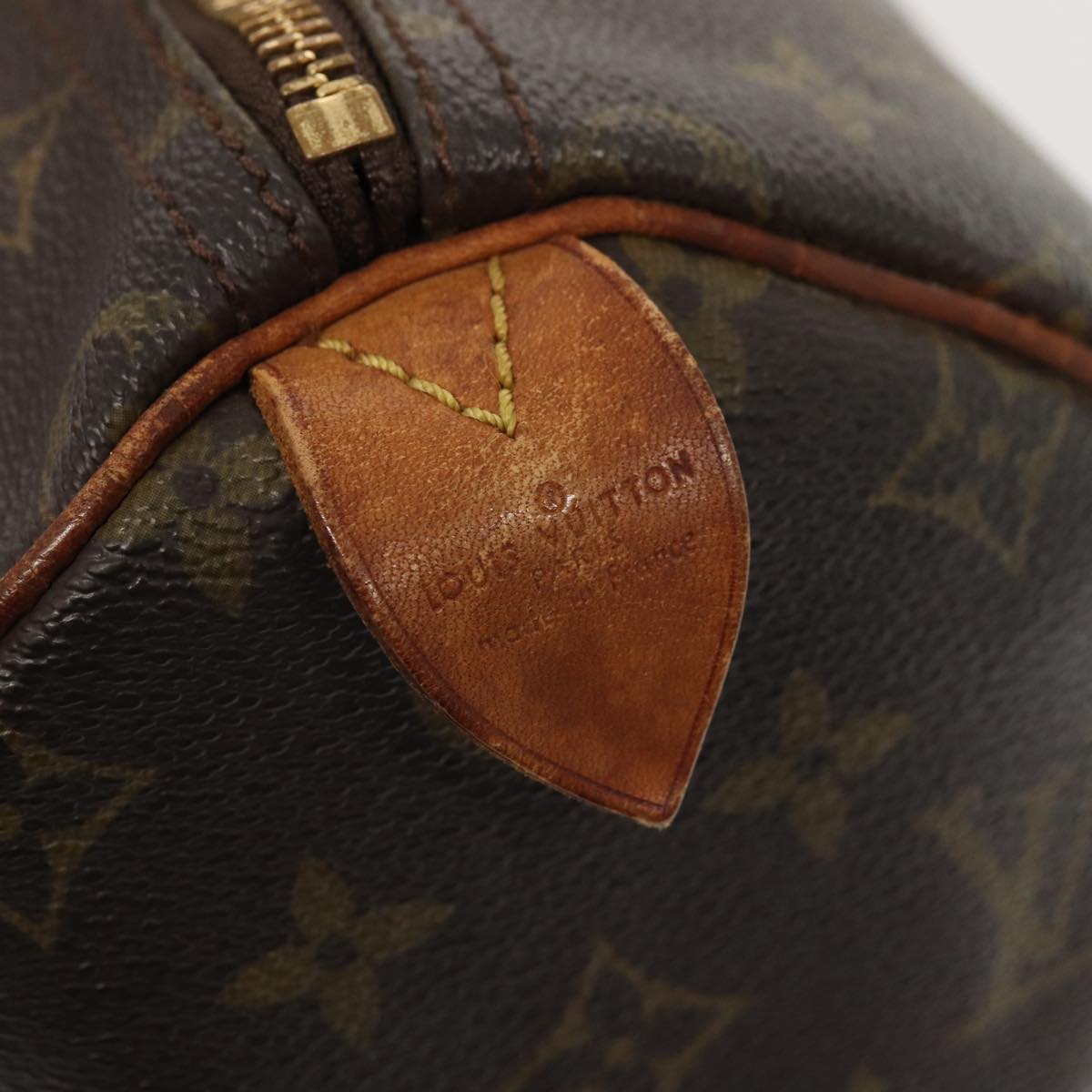 LOUIS VUITTON Monogram Speedy 30 Hand Bag M41526 LV Auth 83645