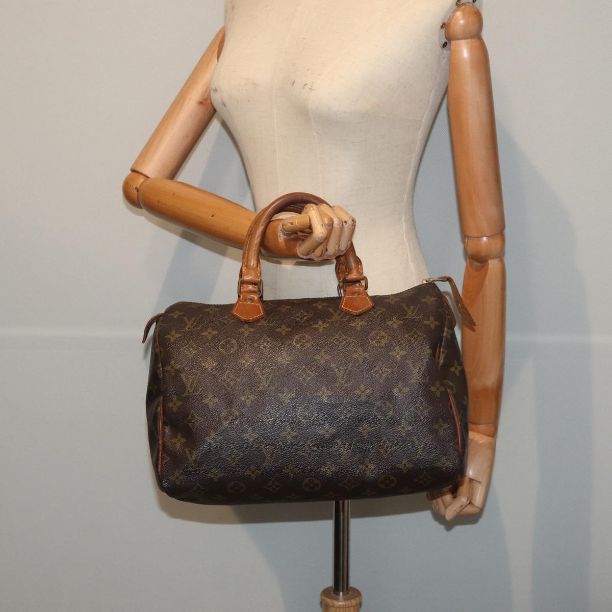 LOUIS VUITTON Monogram Speedy 30 Hand Bag M41526 LV Auth 83645