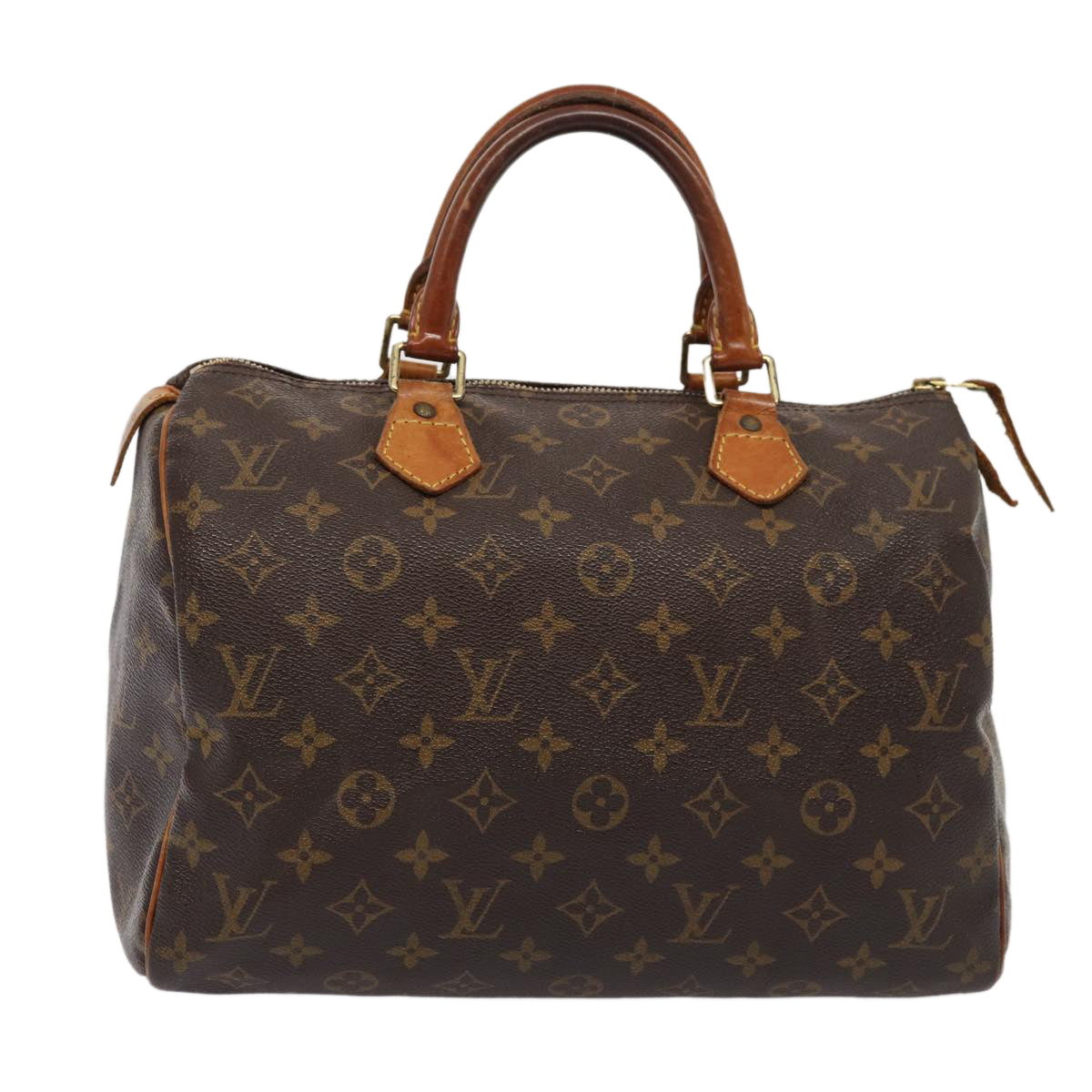 LOUIS VUITTON Monogram Speedy 30 Hand Bag M41526 LV Auth 83646