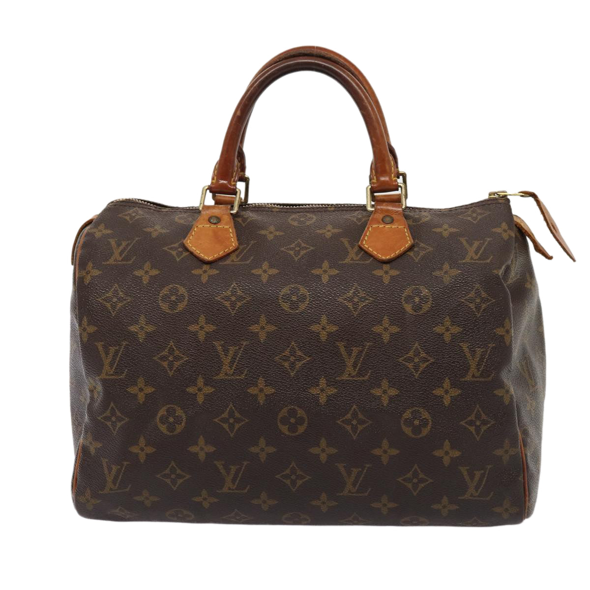 LOUIS VUITTON Monogram Speedy 30 Hand Bag M41526 LV Auth 83646