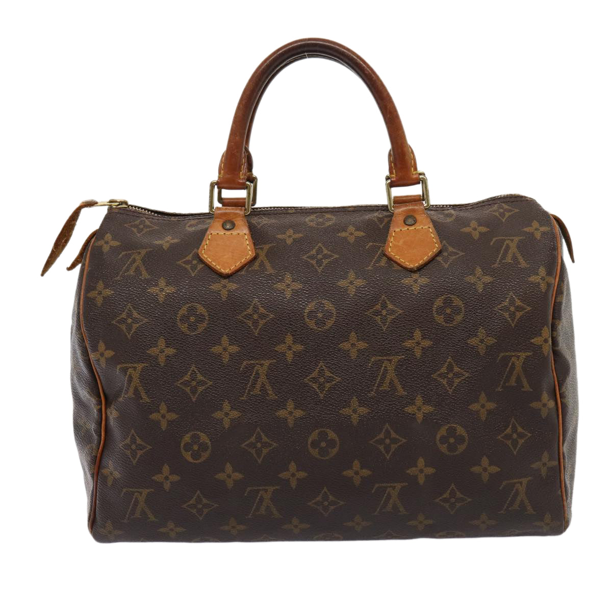 LOUIS VUITTON Monogram Speedy 30 Hand Bag M41526 LV Auth 83646