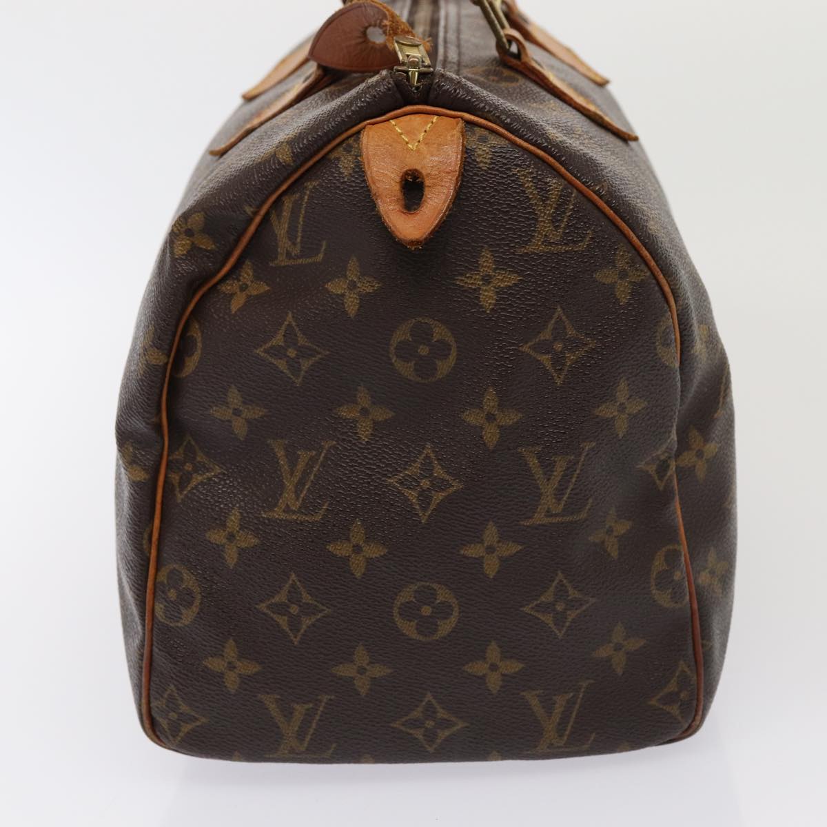 LOUIS VUITTON Monogram Speedy 30 Hand Bag M41526 LV Auth 83646