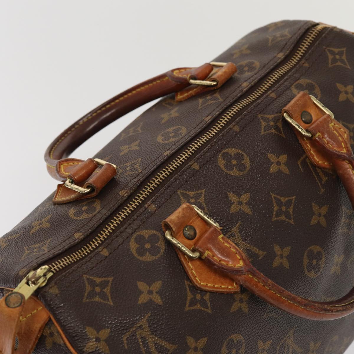 LOUIS VUITTON Monogram Speedy 30 Hand Bag M41526 LV Auth 83646