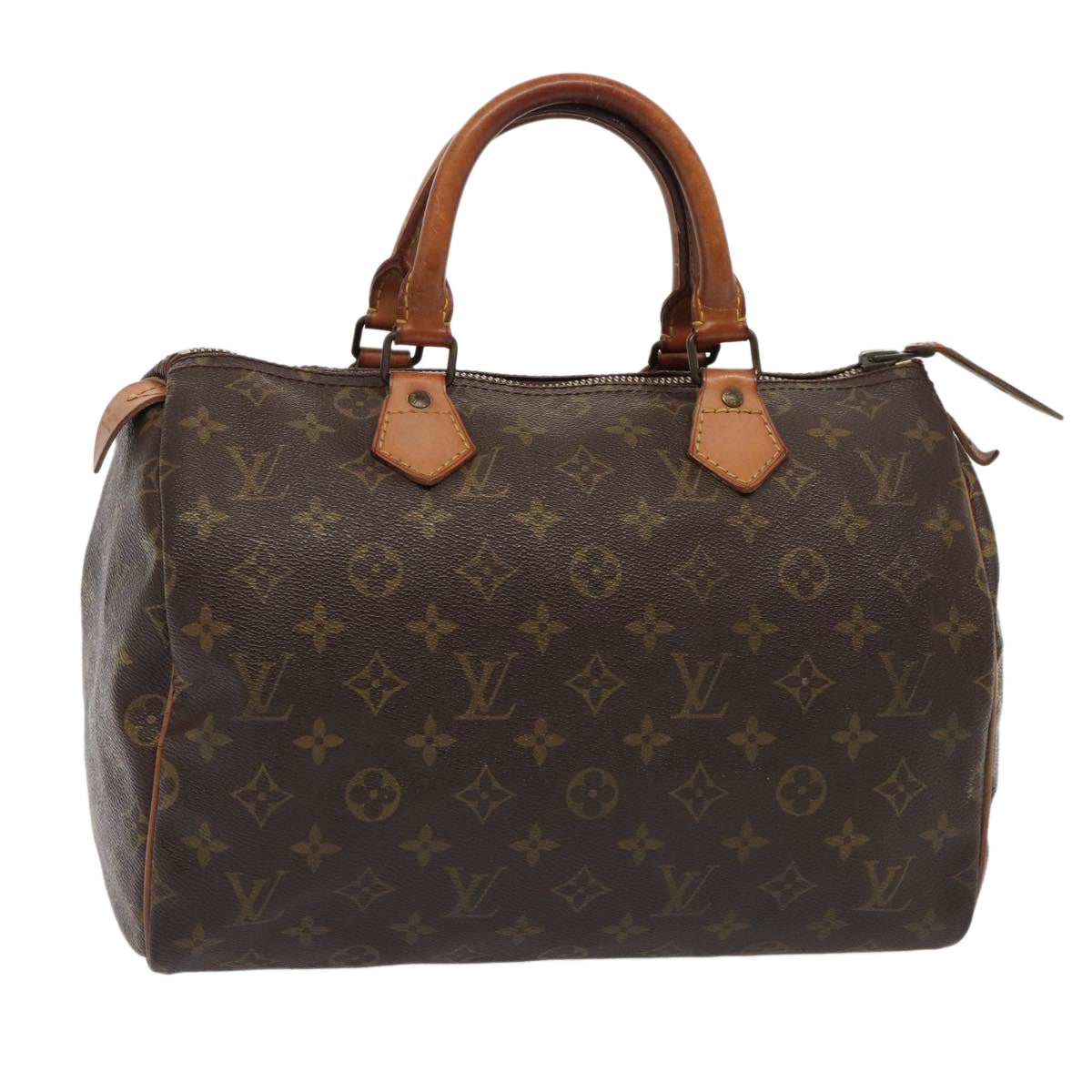 LOUIS VUITTON Monogram Speedy 30 Hand Bag M41526 LV Auth 83647