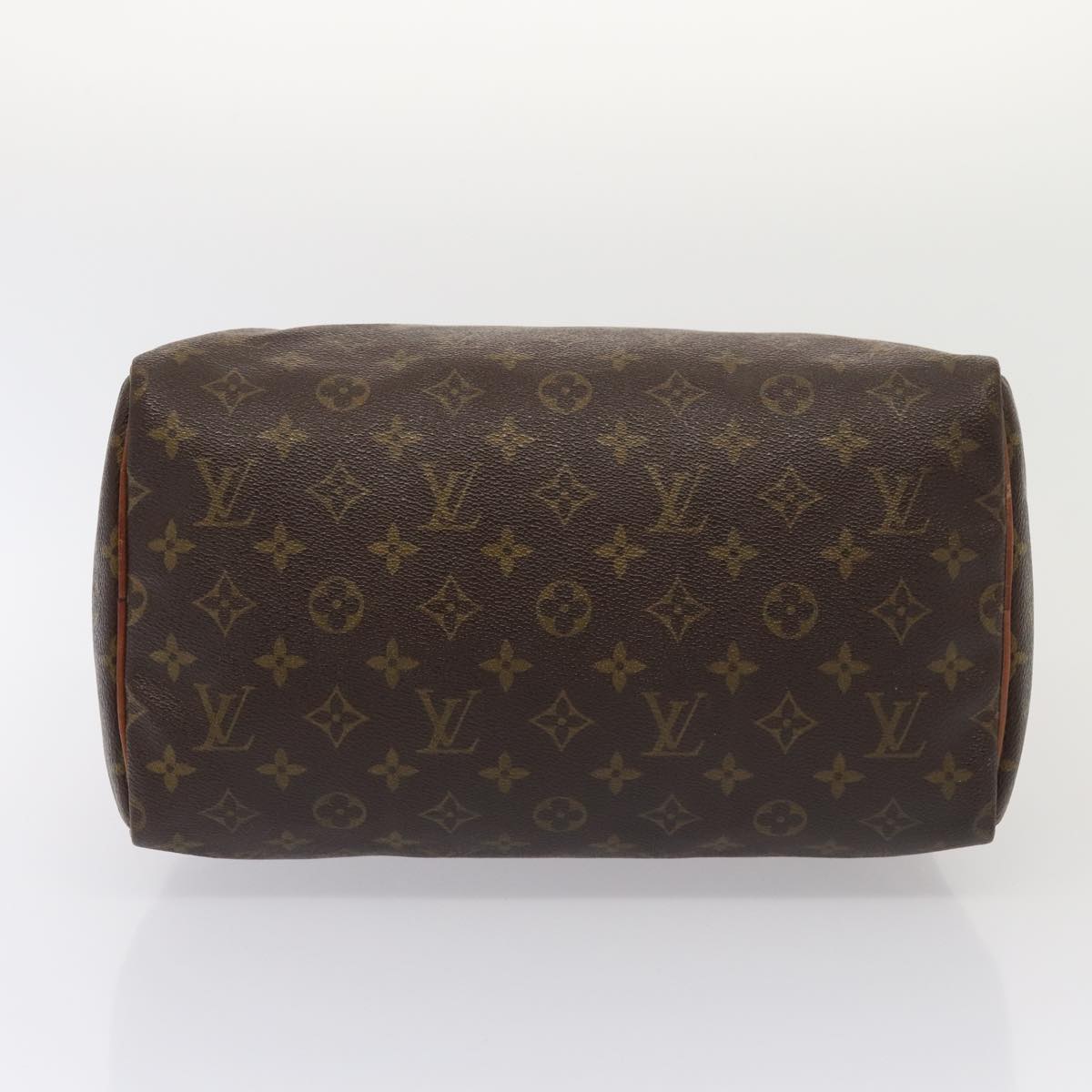 LOUIS VUITTON Monogram Speedy 30 Hand Bag M41526 LV Auth 83647