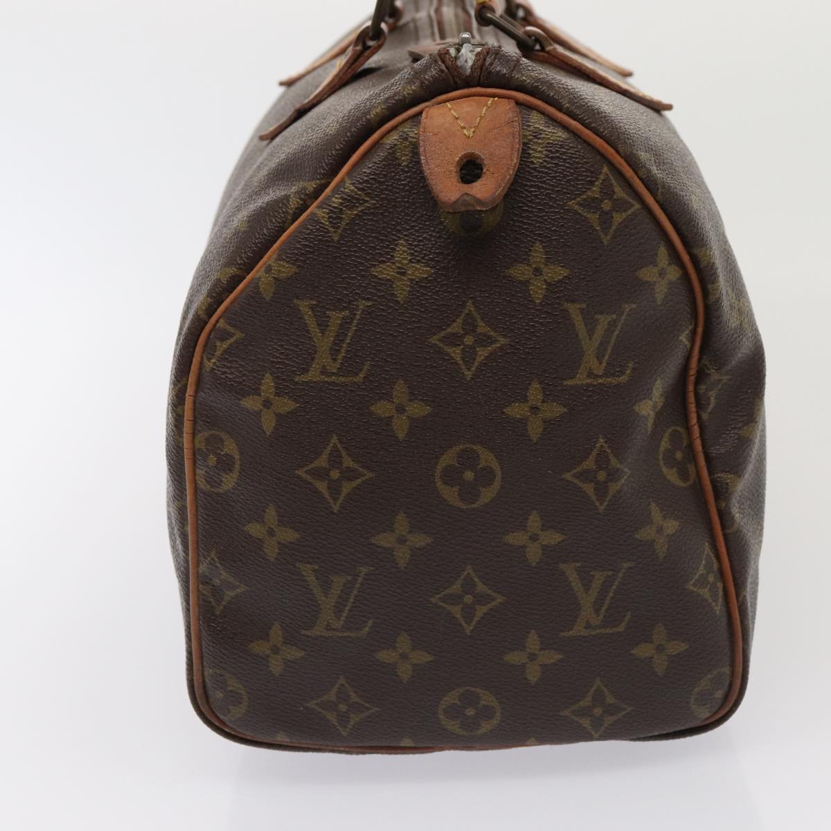 LOUIS VUITTON Monogram Speedy 30 Hand Bag M41526 LV Auth 83647