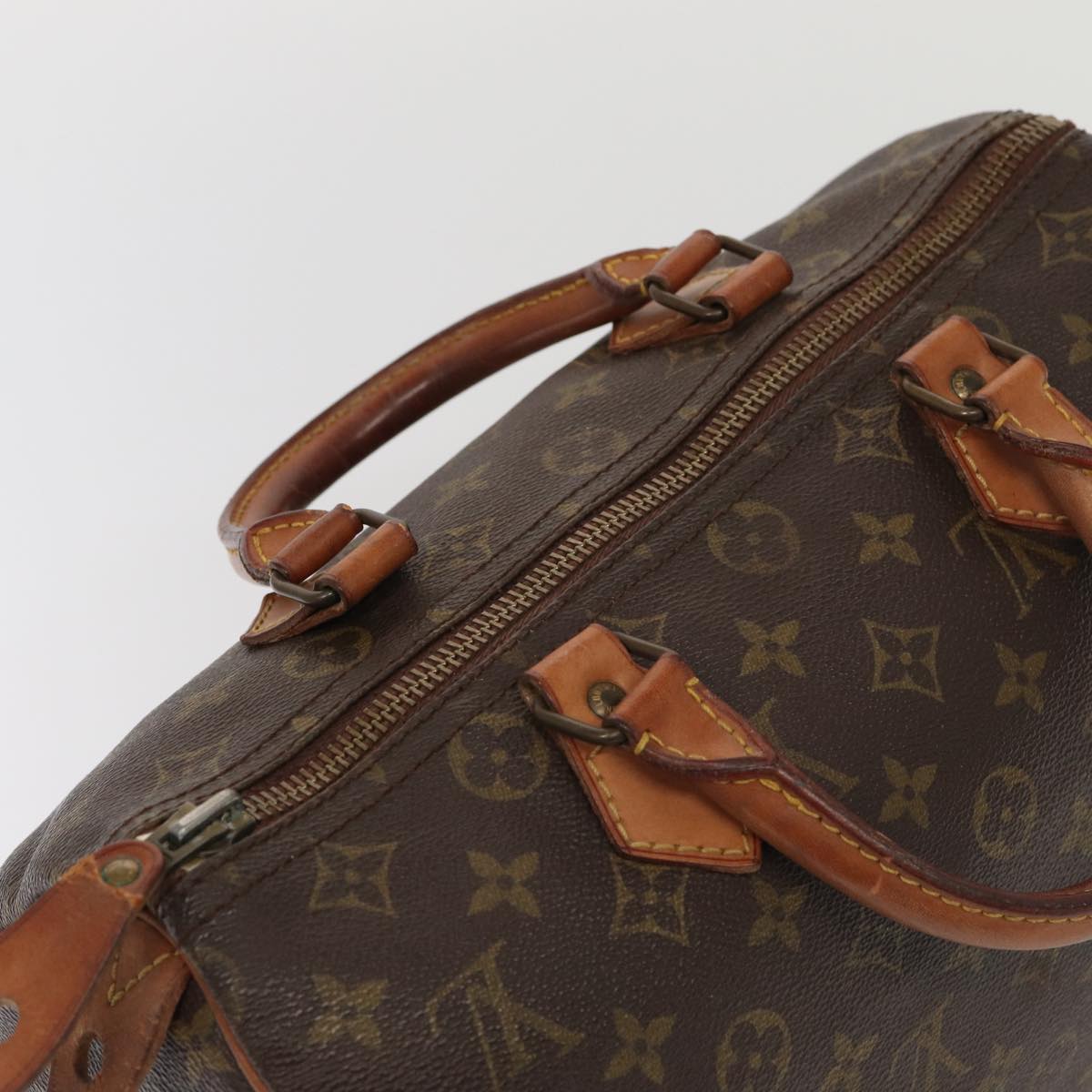 LOUIS VUITTON Monogram Speedy 30 Hand Bag M41526 LV Auth 83647