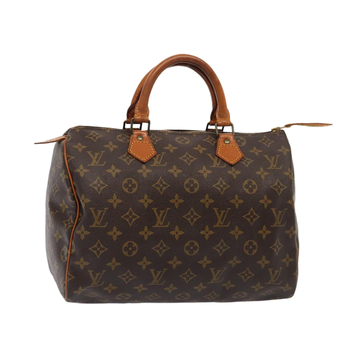 LOUIS VUITTON Monogram Speedy 30 Hand Bag M41526 LV Auth 83648