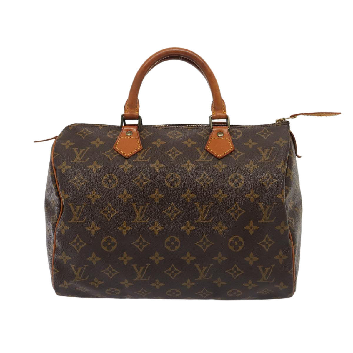 LOUIS VUITTON Monogram Speedy 30 Hand Bag M41526 LV Auth 83648