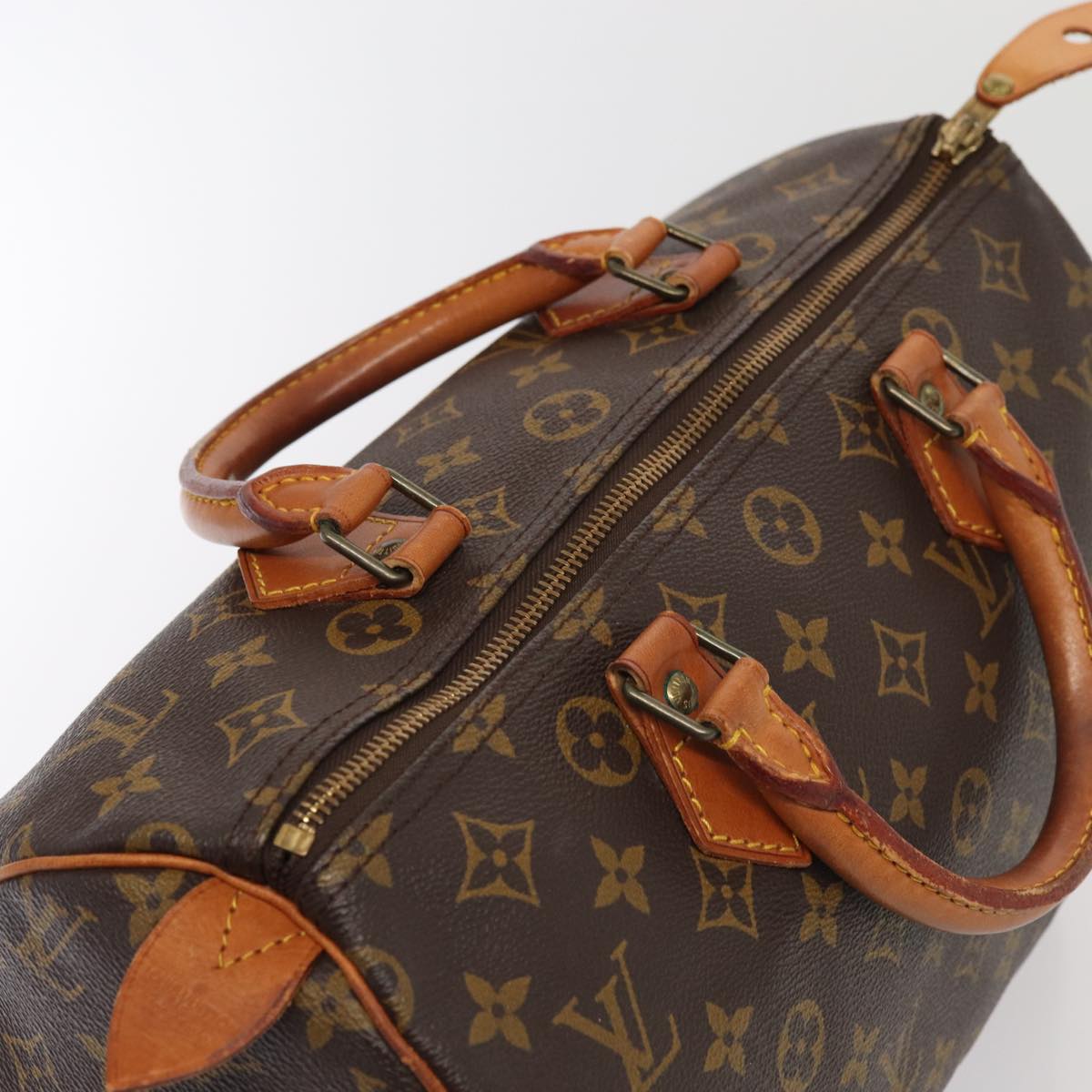 LOUIS VUITTON Monogram Speedy 30 Hand Bag M41526 LV Auth 83648