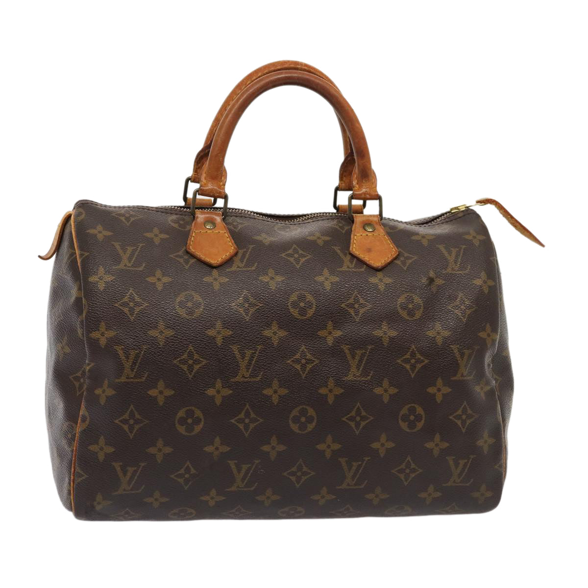 LOUIS VUITTON Monogram Speedy 30 Hand Bag M41526 LV Auth 83649