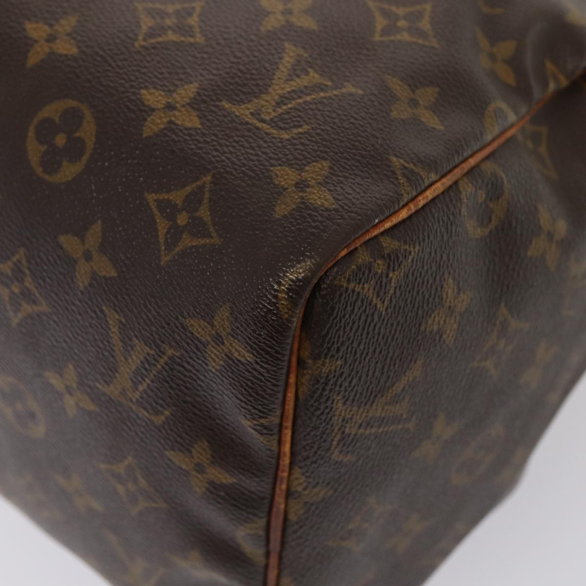 LOUIS VUITTON Monogram Speedy 30 Hand Bag M41526 LV Auth 83649