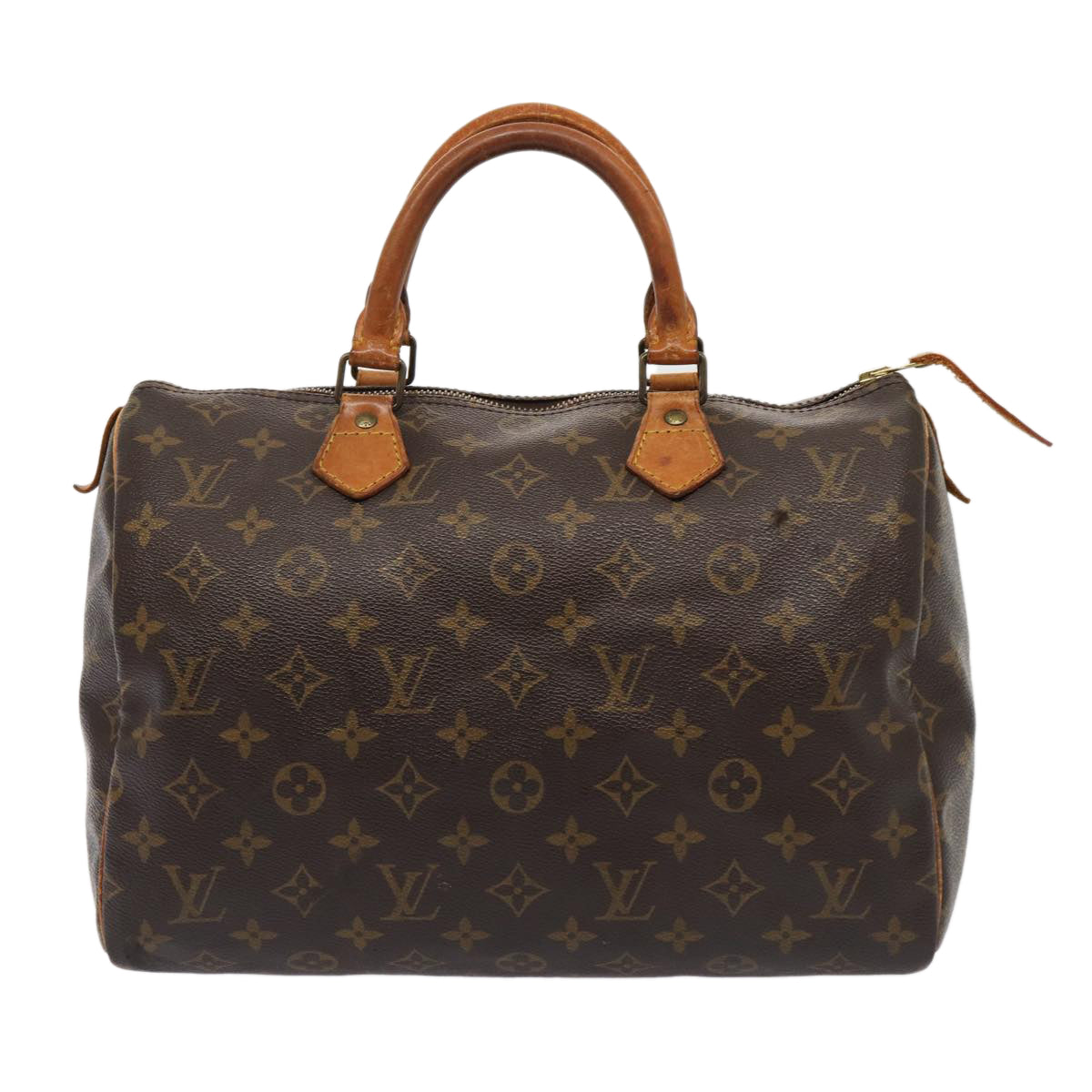 LOUIS VUITTON Monogram Speedy 30 Hand Bag M41526 LV Auth 83649